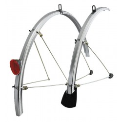 Tortec Reflector Full Length 700c Mudguards Silver